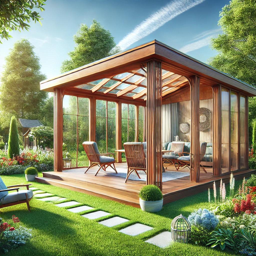 vrijstaan veranda