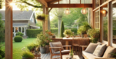 Veranda aan huis image