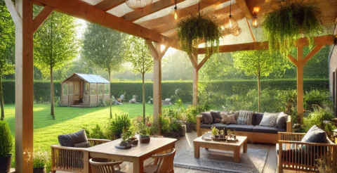 Vrijstaande veranda image